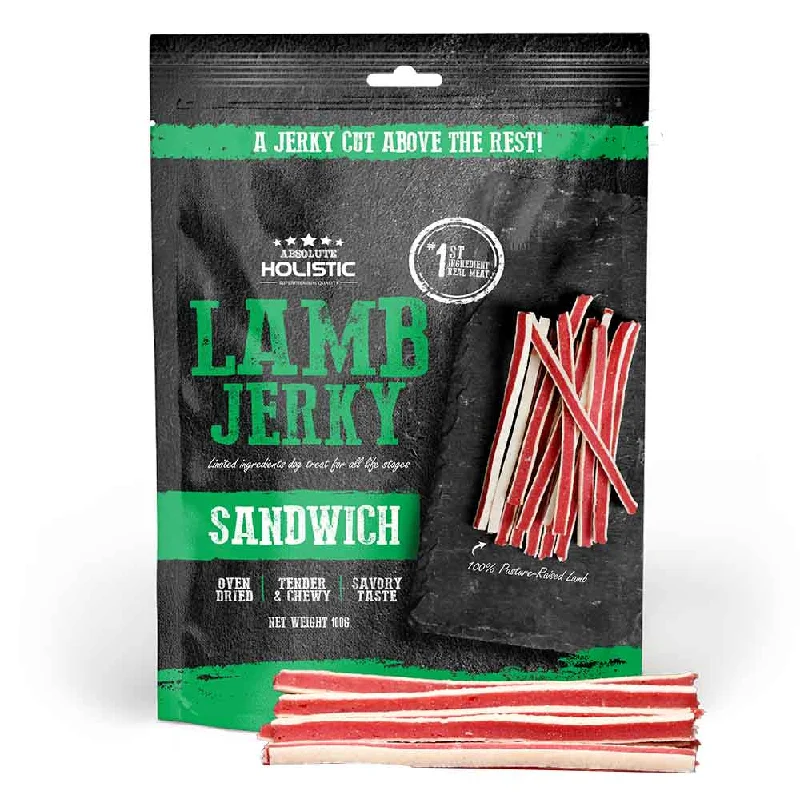 -High-fiber dog food20% OFF: Absolute Holistic Lamb & Whitefish Sandwich Grain Free Dog Treat 100g -High-fiber dog food20% OFF: Absolute Holistic Lamb & Whitefish Sandwich Grain Free Dog Treat 100g