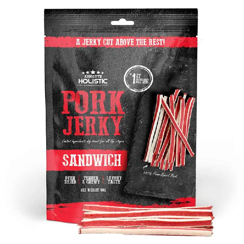 - Dog food discounts20% OFF: Absolute Holistic Pork & Whitefish Sandwich Grain Free Dog Treat 100g - Dog food discounts20% OFF: Absolute Holistic Pork & Whitefish Sandwich Grain Free Dog Treat 100g
