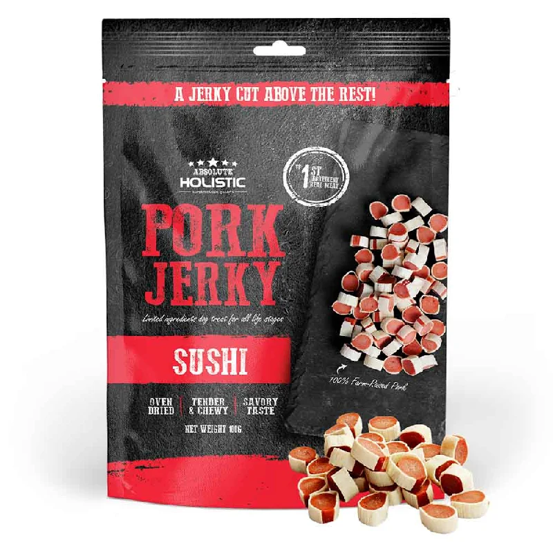 Dog Food20% OFF: Absolute Holistic Pork & Whitefish Sushi Grain Free Dog Treat 100g