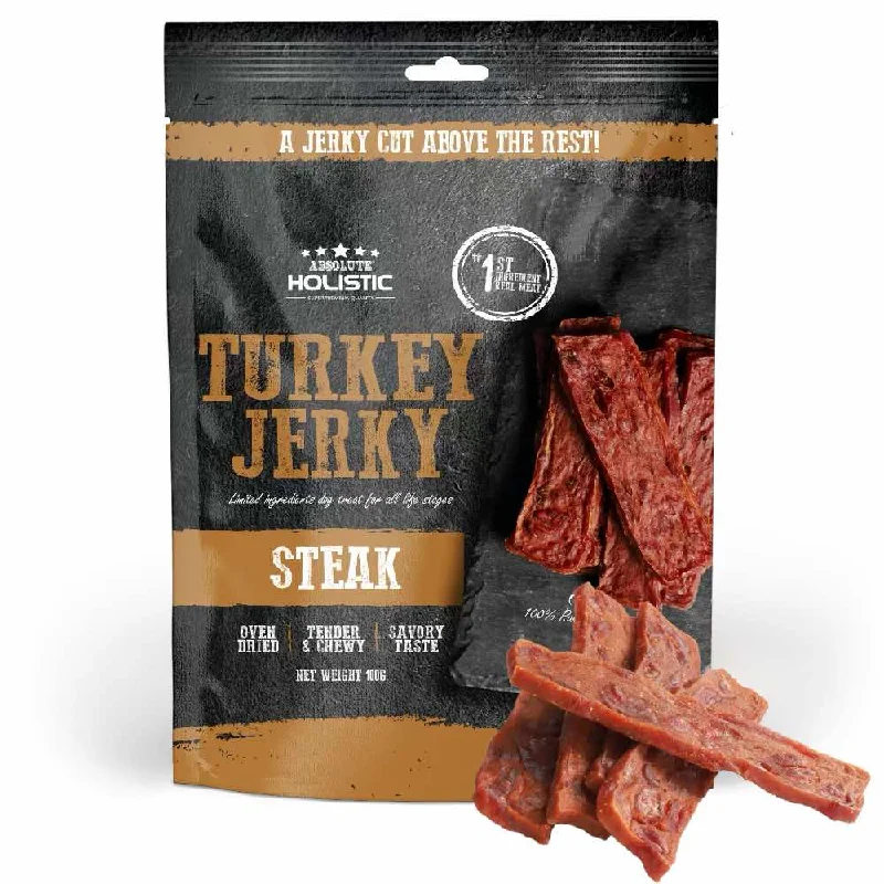 - Tear stain dog food20% OFF: Absolute Holistic Turkey Jerky Steak Dog Treats 100g