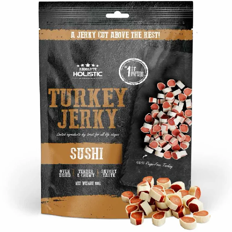 -Chicken-flavored dog food20% OFF: Absolute Holistic Turkey Jerky Sushi Dog Treats 100g -Chicken-flavored dog food20% OFF: Absolute Holistic Turkey Jerky Sushi Dog Treats 100g