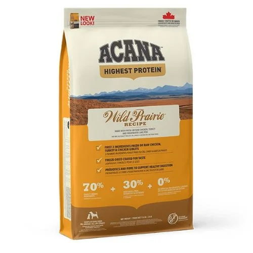 - Natural ingredient dog foodAcana Regionals Grain Free Wild Prairie Dry Dog Food for All Breeds & Life Stages 11.4kg - Natural ingredient dog foodAcana Regionals Grain Free Wild Prairie Dry Dog Food for All Breeds & Life Stages 11.4kg