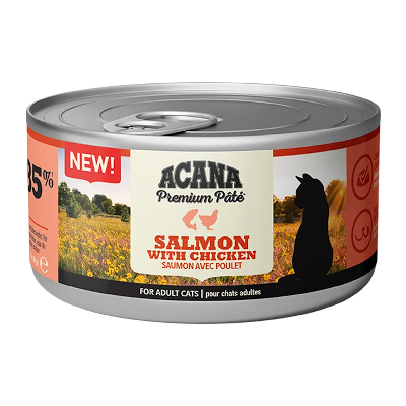 3. **Ingredient-Related** Acana Premium Cat Pâté Salmon With Chicken For Adult Cats 85G 3. **Ingredient-Related** Acana Premium Cat Pâté Salmon With Chicken For Adult Cats 85G