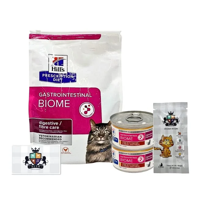 - Fish-based cat food AETN Creations Gastrointestinal Biome Cat Bundle 1.5kg Dry Food + 2x82g Wet Stew Tins with AETN Chicken Treat Supports Digestive Wellness - Fish-based cat food AETN Creations Gastrointestinal Biome Cat Bundle 1.5kg Dry Food + 2x82g Wet Stew Tins with AETN Chicken Treat Supports Digestive Wellness