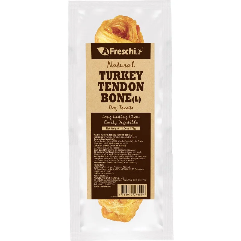 - Wholesale price of dog food20% OFF: AFreschi Natural Turkey Tendon Bone Grain-Free Dog Chew (Large) 72g