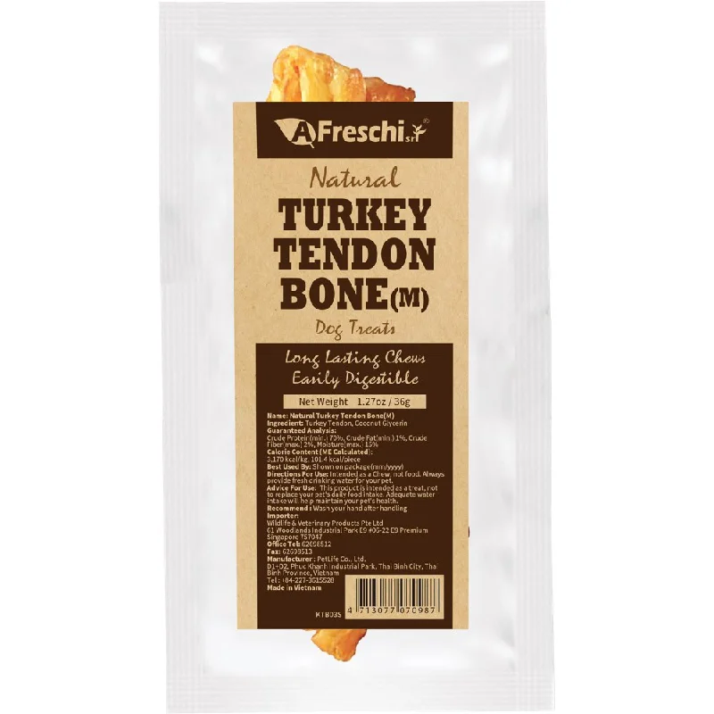 - Dog food recommendations for multi-dog households20% OFF: AFreschi Natural Turkey Tendon Bone Grain-Free Dog Chew (Medium) 36g - Dog food recommendations for multi-dog households20% OFF: AFreschi Natural Turkey Tendon Bone Grain-Free Dog Chew (Medium) 36g