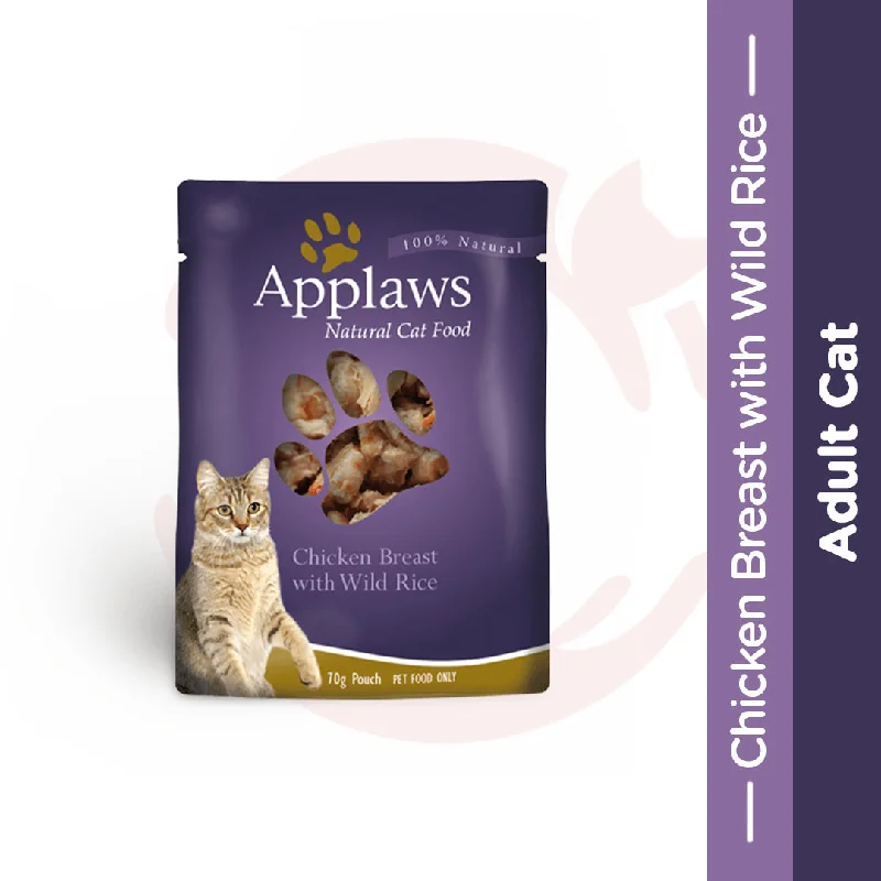 1. **Functional Cat Food** Applaws Adult Wet Cat Food - Chicken Breast & Wild Rice in Broth (70g x 12 Pouches) 1. **Functional Cat Food** Applaws Adult Wet Cat Food - Chicken Breast & Wild Rice in Broth (70g x 12 Pouches)