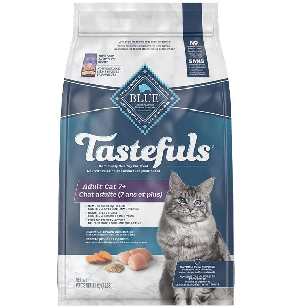 4. **Price and Purchasing**  Blue Buffalo Tastefuls Healthy Aging Chicken Cat Food