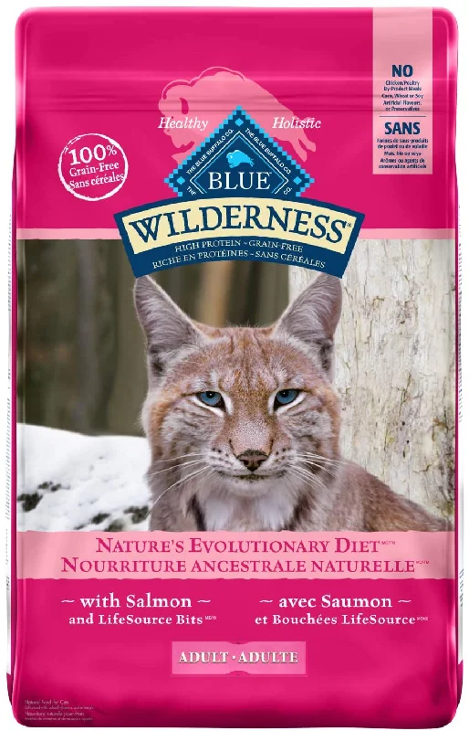    - Cat food for digestive health  Blue Buffalo  Wilderness Salmon Cat Food