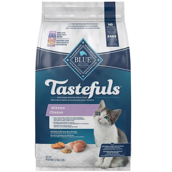    - Cat food for immune system support  Blue Buffalo Tastefuls Kitten Healthy Growth Chicken