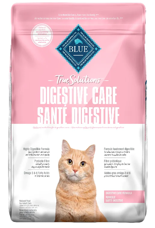    - Weight management cat food  Blue Buffalo True Solutions Cat Digestive Care