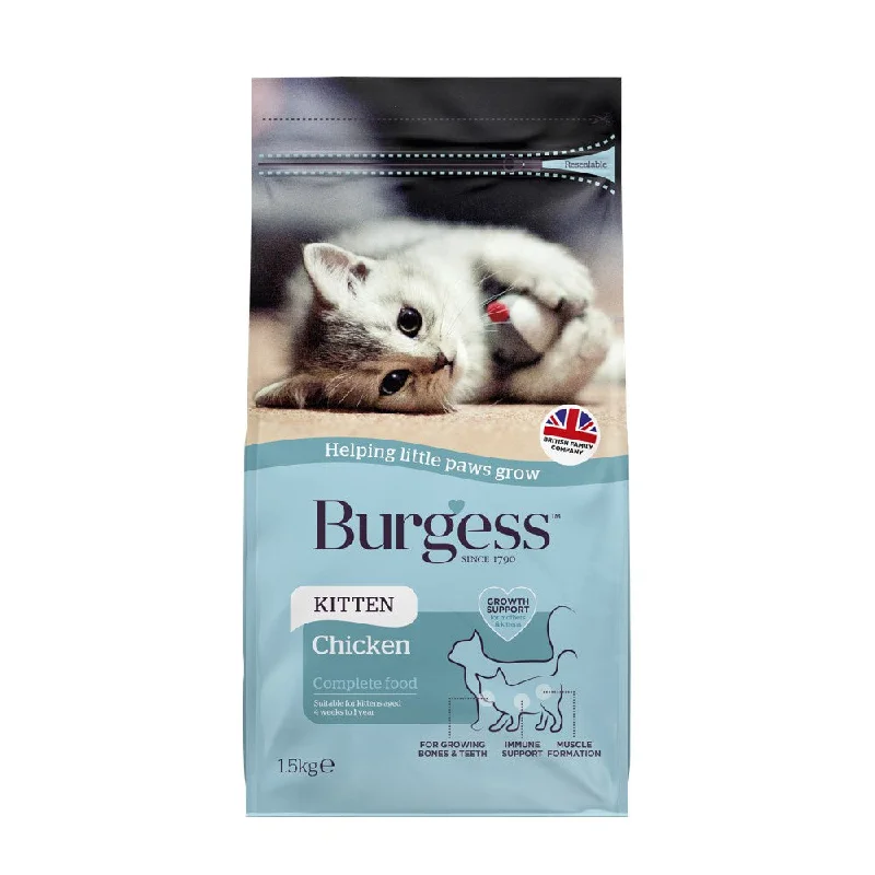 - Hairball control cat food 20% OFF/BUNDLE DEAL: Burgess Kitten Chicken Dry Cat Food 1.5kg - Hairball control cat food 20% OFF/BUNDLE DEAL: Burgess Kitten Chicken Dry Cat Food 1.5kg