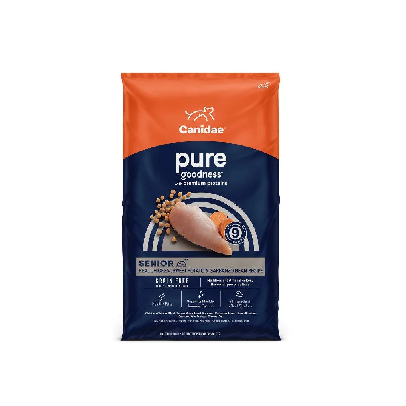 - Royal Canin dog food recommendationPURE Grain Free Dog Dry Food for Senior - Chicken, Sweet Potato & Garbanzo Bean - Royal Canin dog food recommendationPURE Grain Free Dog Dry Food for Senior - Chicken, Sweet Potato & Garbanzo Bean