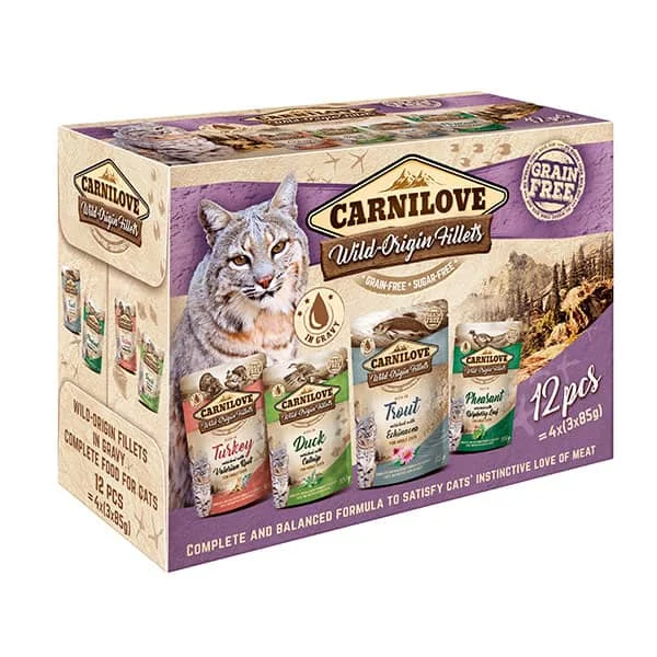 1. **Functional Cat Food**  Carnilove Cat Pouch Multipack 12x 85g