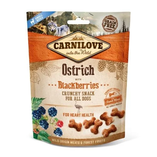 -Grain-free dog food recommendationCarnilove Ostrich with Blackberries Dog Treat 200g -Grain-free dog food recommendationCarnilove Ostrich with Blackberries Dog Treat 200g