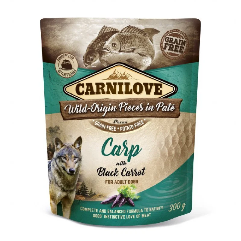 - Food for sterilized dogsCarnilove Pouch - Carp & Black Carrot