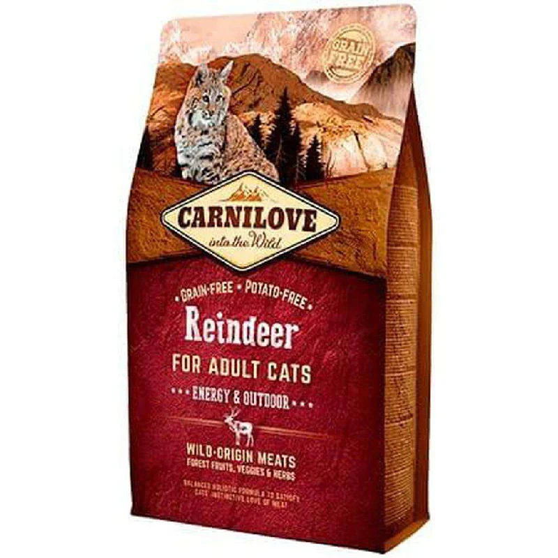    - Senior cat food  Carnilove Reindeer Grain Free Dry Cat Food