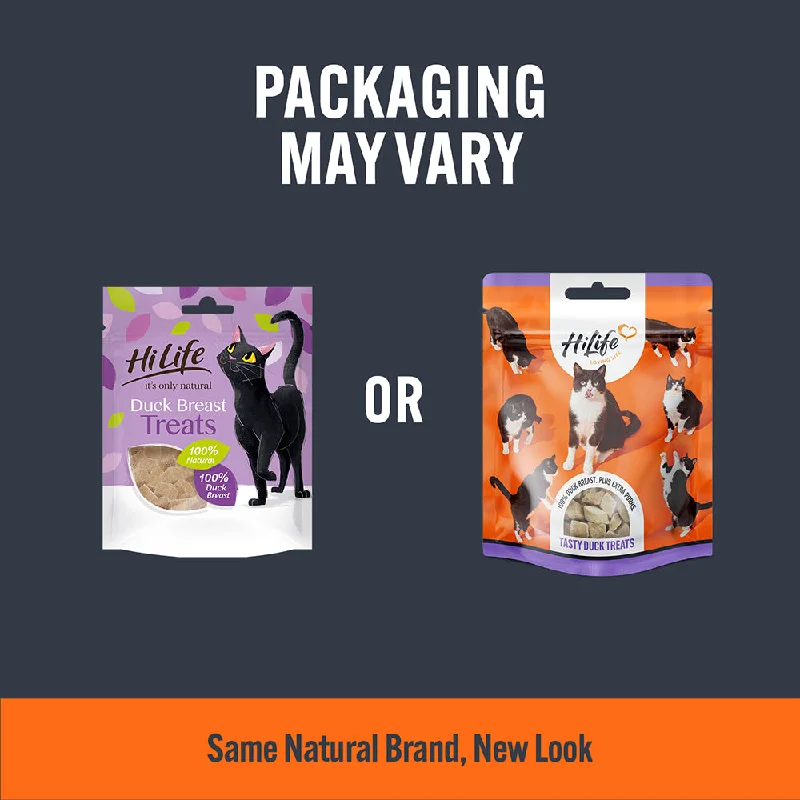    - Cat food discounts and promotions  HiLife its only natural 
Duck Breast Treats