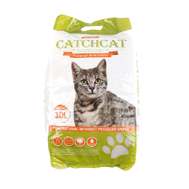    - Affordable cat food with good quality  CATCHCAT BANTONITE CAT LITTER APPLE 10 LTR
