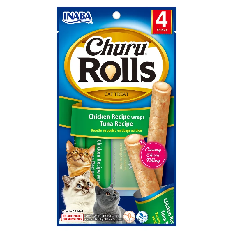    - Wholesale cat food prices  Churu Cat Treats Rolls - Chicken With Tuna Recipe (39g)
