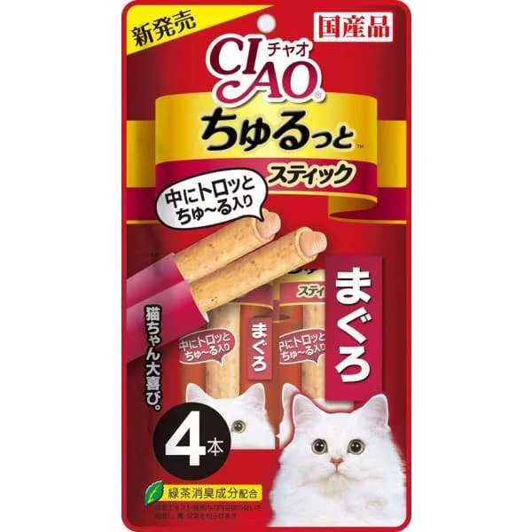 2. **Brand-Related**  Ciao Churutto Maguro Cat Treats 28g (7g x 4)