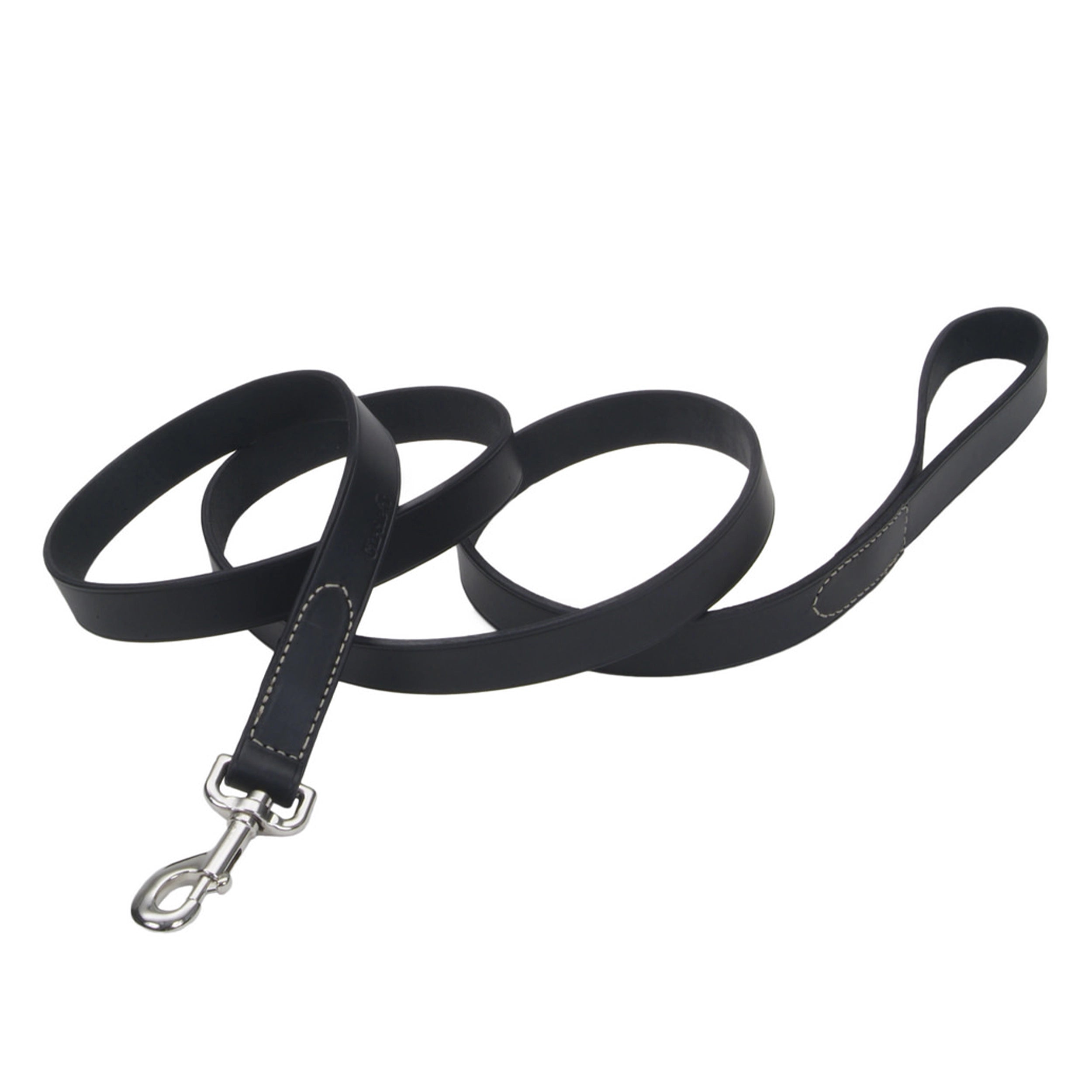 8. **Dog snack bag is portable**Circle T Oak Tanned Leather Dog Leash, Black 4 Foot