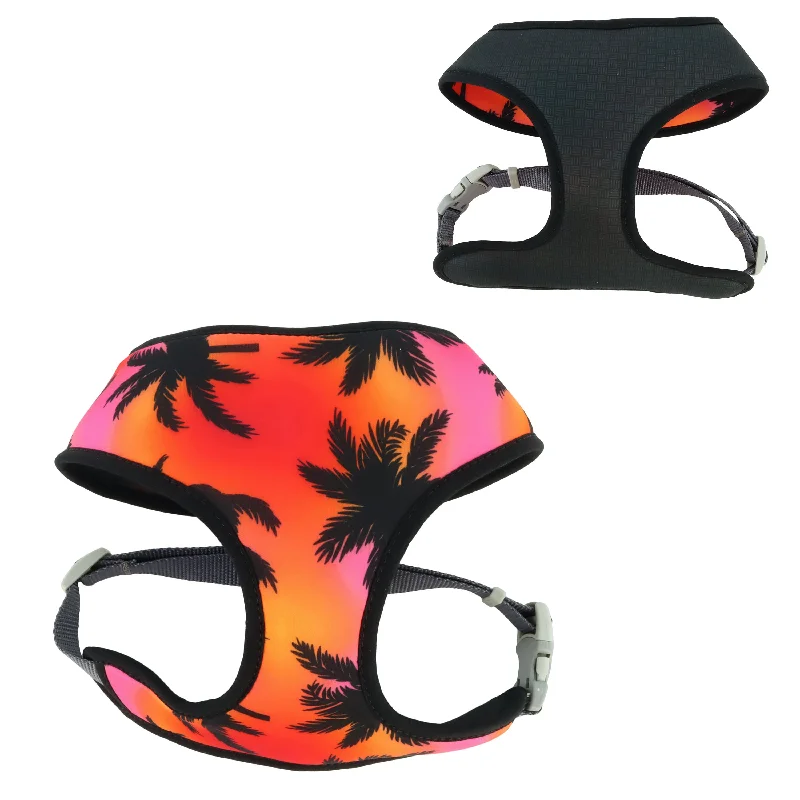 5. **Cat nail clippers safety model**Coastal Pet Products Sublime Reversible Dog Harness, Sunset Palms with Black Grid 5. **Cat nail clippers safety model**Coastal Pet Products Sublime Reversible Dog Harness, Sunset Palms with Black Grid