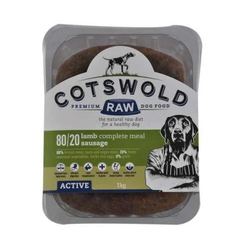 - Dog food improves immunityCotswolds Adult Working Lamb Sausage Active 1kg
