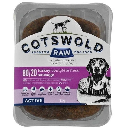 - Hypoallergenic dog foodCotswolds Adult Working Turkey Sausage Active 1kg