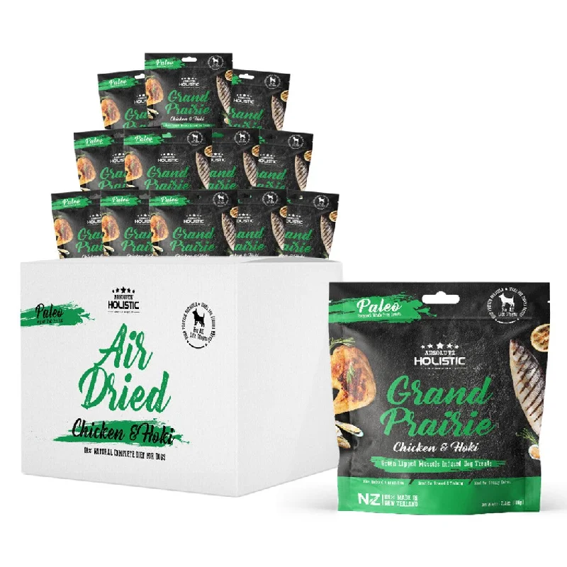  -Cost-effective dog food[CTN OF 36] Absolute Holistic Air Dried Treats for Dogs - Grand Prairie (100g)