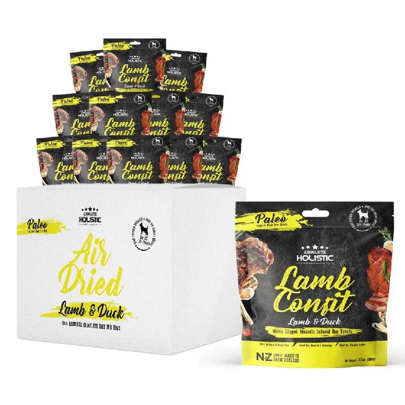- Special food for puppies[CTN OF 36] Absolute Holistic Air Dried Treats for Dogs - Lamb Confit (100g)