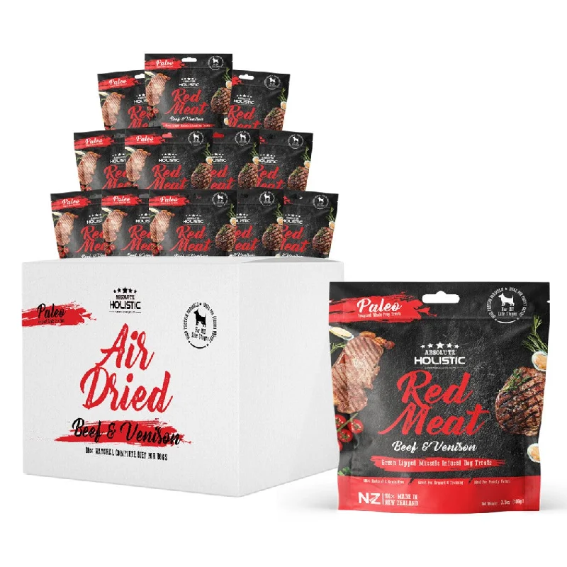 - Food for small dogs[CTN OF 36] Absolute Holistic Air Dried Treats for Dogs - Red Meat (100g)