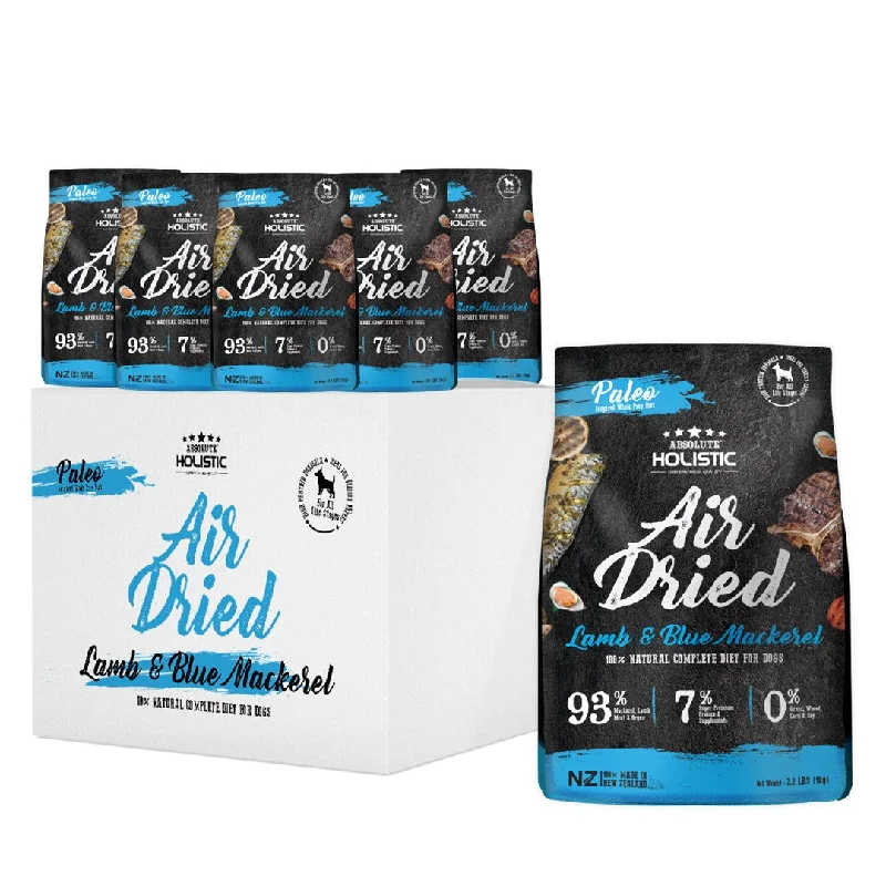 - ProNevus dog food palatability[CTN OF 6] Absolute Holistic Air Dried Food for Dogs - Lamb & Blue Mackerel (1kg)
