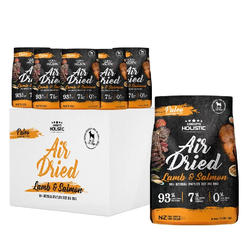 - Food for large dogs[CTN OF 6] Absolute Holistic Air Dried Food for Dogs - Lamb & Salmon (1kg)