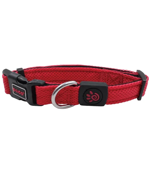 5. **Dog toy sound ball**DOCO Puffy Mesh Collar Red