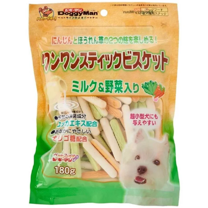 - Wholesale price of dog food20% OFF: Doggyman Vegetable & Milk Biscuit 180g