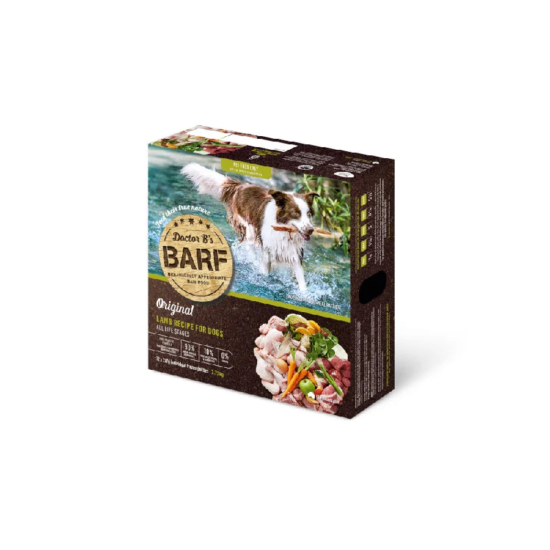  -High-fiber dog foodBARF All Life Stages Frozen Raw Lamb Dog Food