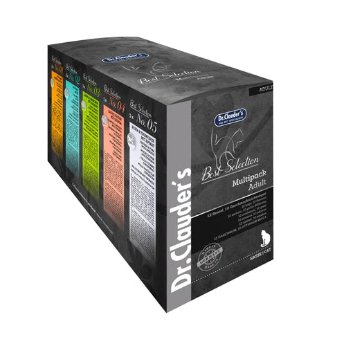    - Cat food for immune system support  Dr Clauder's Best Selection Multipack 12 x 85g