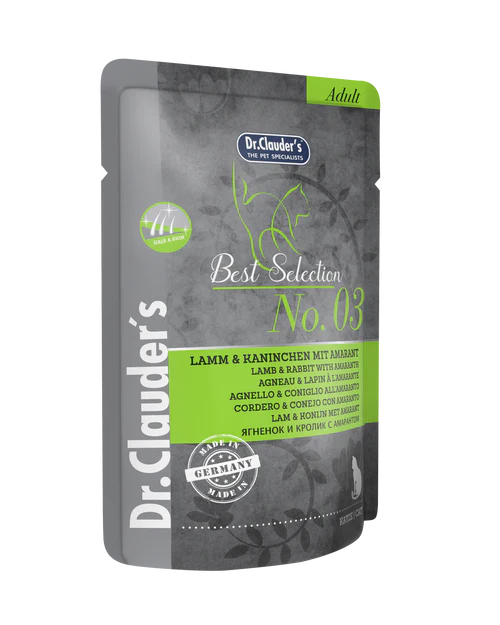 - Royal Canin cat food recommendations Dr Clauder's Best Selection No 3 Lamb & Rabbit with Amaranth 85g - Royal Canin cat food recommendations Dr Clauder's Best Selection No 3 Lamb & Rabbit with Amaranth 85g