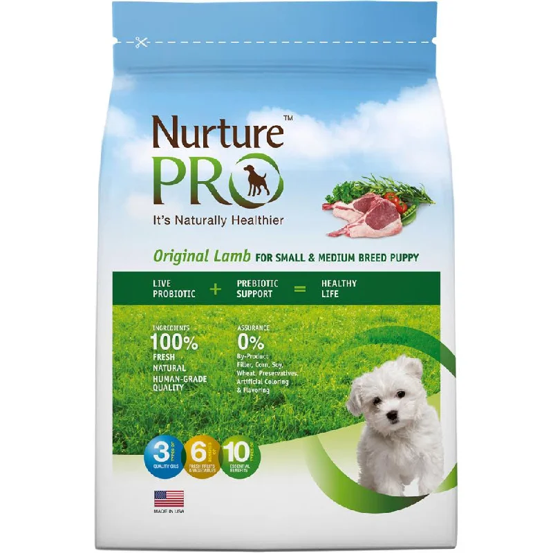 - Dog food for pregnancy and lactationNurture Pro Original Lamb For Small & Medium Puppy Dry Dog Food 4lb (Exp Feb 2024) - Dog food for pregnancy and lactationNurture Pro Original Lamb For Small & Medium Puppy Dry Dog Food 4lb (Exp Feb 2024)