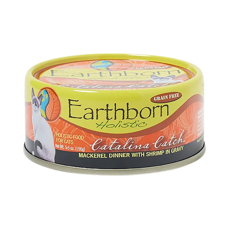    - Outdoor cat food  Earthborn Catalina Catch Cat Canned
