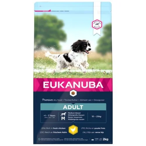 - Dog food online shopping recommendationEukanuba Active Adult Dog Dry Food for Medium Breeds with Chicken 2kg - Dog food online shopping recommendationEukanuba Active Adult Dog Dry Food for Medium Breeds with Chicken 2kg