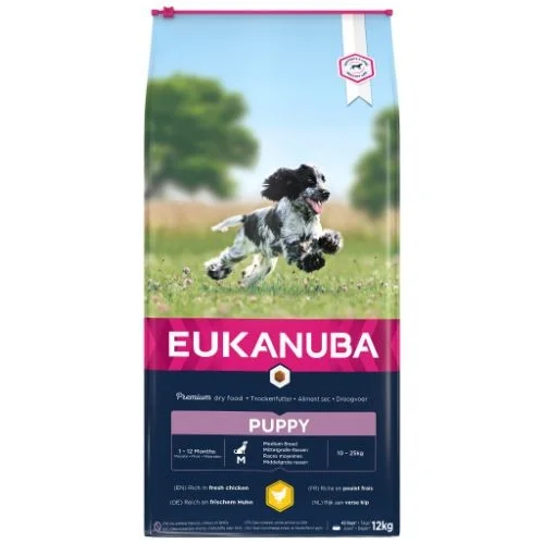 - Dog food discountsEukanuba Growing Dry Puppy Food for Medium Breeds with Chicken 12kg - Dog food discountsEukanuba Growing Dry Puppy Food for Medium Breeds with Chicken 12kg
