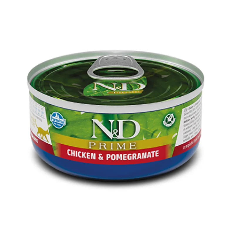    - Indoor cat food  Farmina Grain Free Chicken & Pomegranate Cat Canned