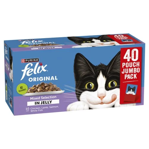 6. **Special Needs**  Felix Pouch Cat Food Mixed Variety Selection 40 x 85g