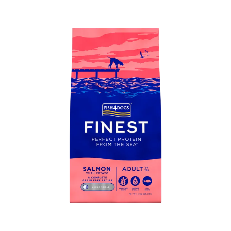 - Dog food recommendations for multi-dog householdsFinest Adult Salmon Dog Dry Food