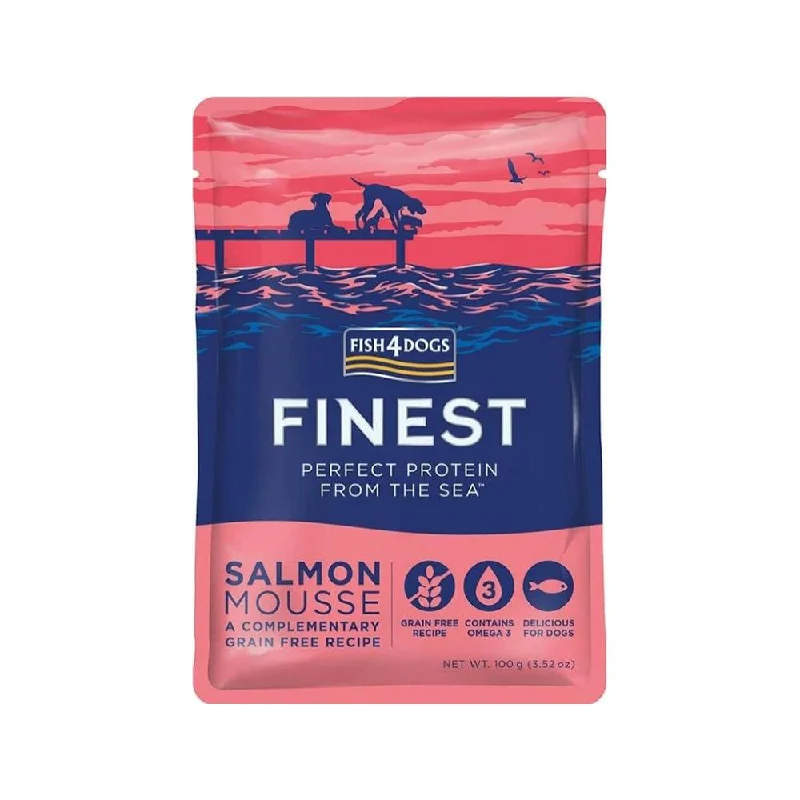 Dog FoodFinest Salmon Mousse Dog Pouch