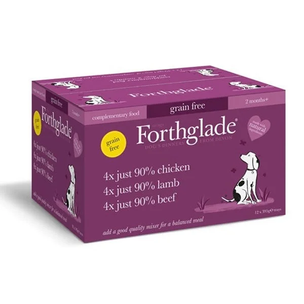 - Natural ingredient dog foodForthglade Just Variety Pack - Chicken, Lamb & Beef