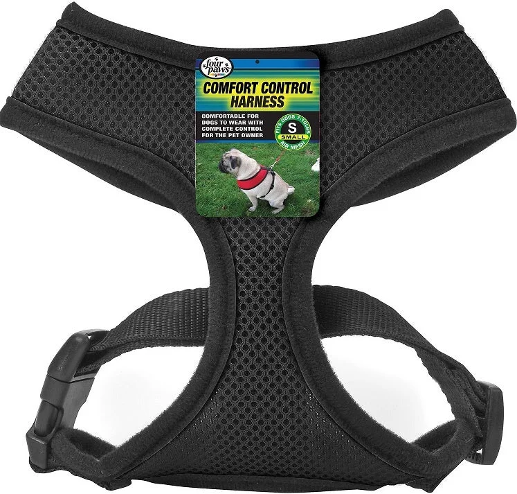 8. **Cat food bowl anti-overturning**Four Paws Black Comfort Control Dog Harness