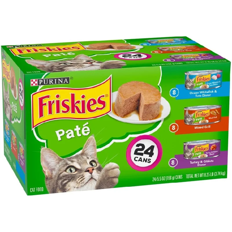    - Where to buy imported cat food  Friskies Classic Pate Variety Pack Canned Cat Food